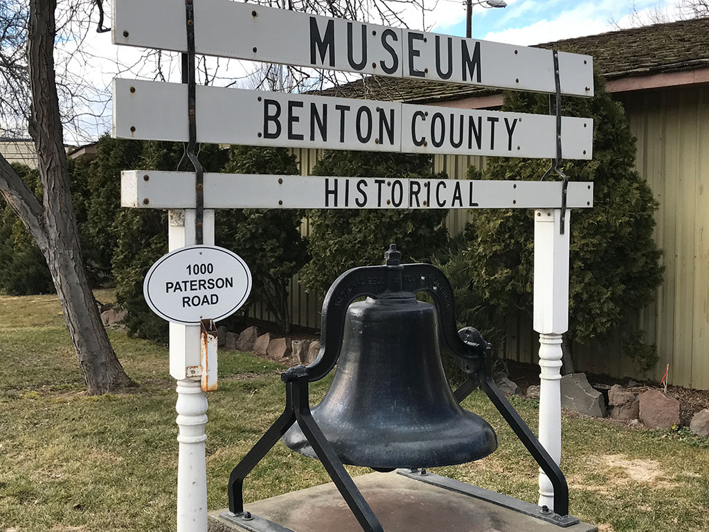 Benton County Historical Museum Sign